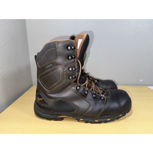 Danner Vicious 8” Brown Composite Toe Safety Waterproof Work Boots NMT Men’s 13